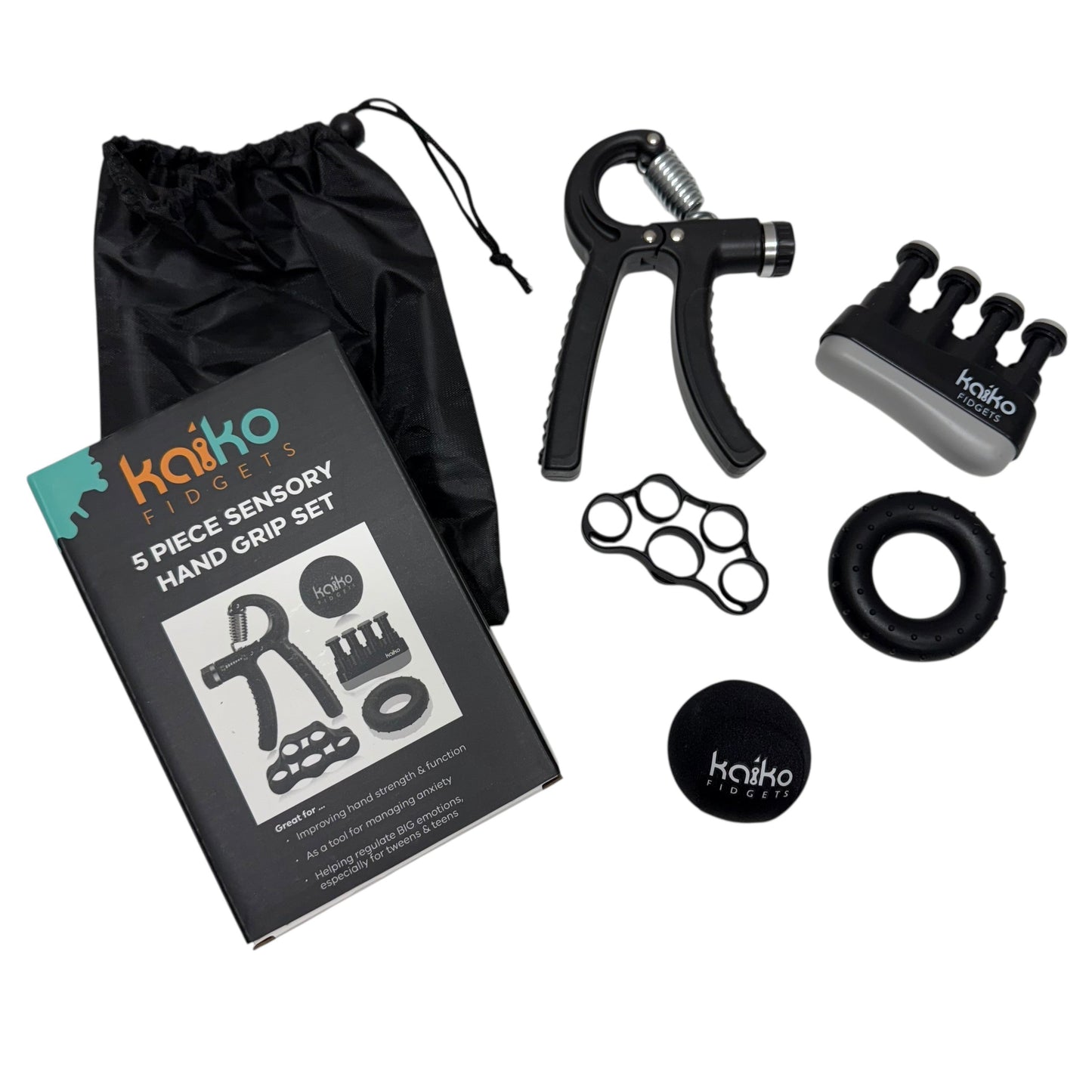 Kaiko 5 Piece Hand Grip Set - Hand Strengthening Kit