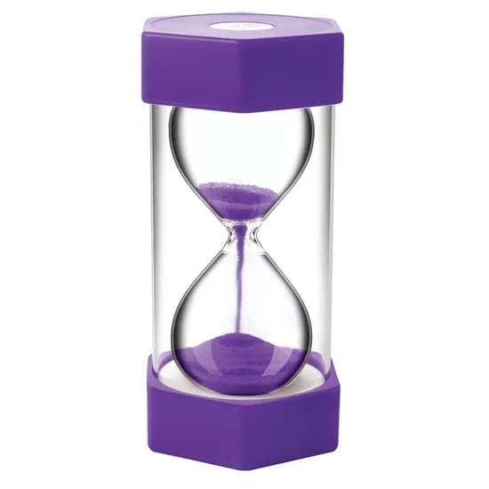 Sand Timers Giant 15min Purple - Sensory and educational product from Calm Cove Kids
