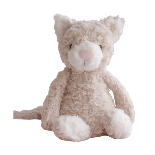 Pickles The Weighted Cat sensory plush toy designed for sensory needs and stress support by Mindful and Co Kids