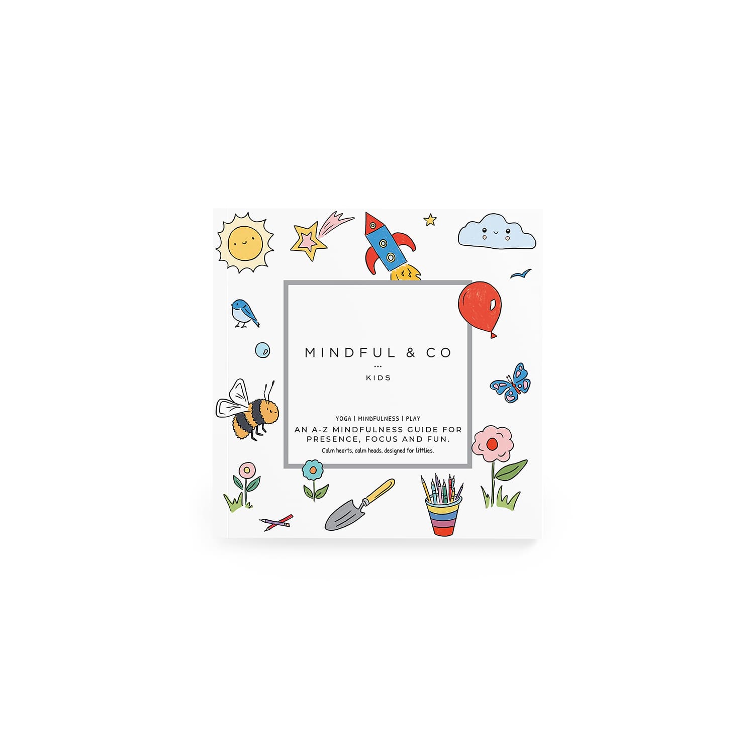 Mindful and Co Kids ABCs of Mindfulness set with mindful poems and colouring pages for sensory focus and calm