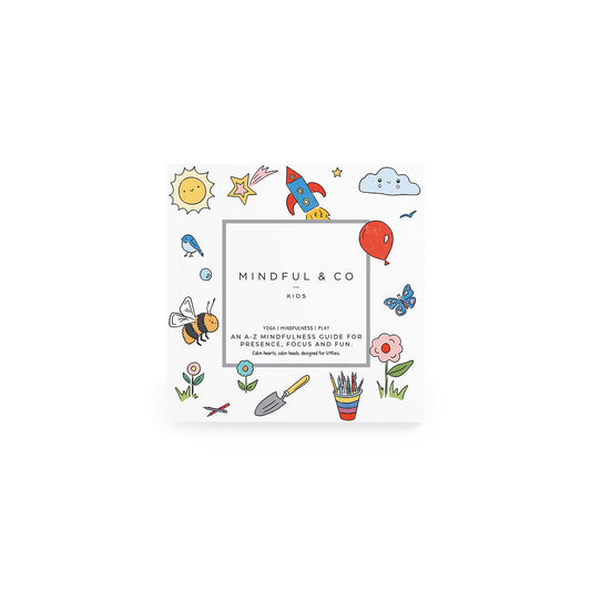 Mindful and Co Kids ABCs of Mindfulness set with mindful poems and colouring pages for sensory focus and calm