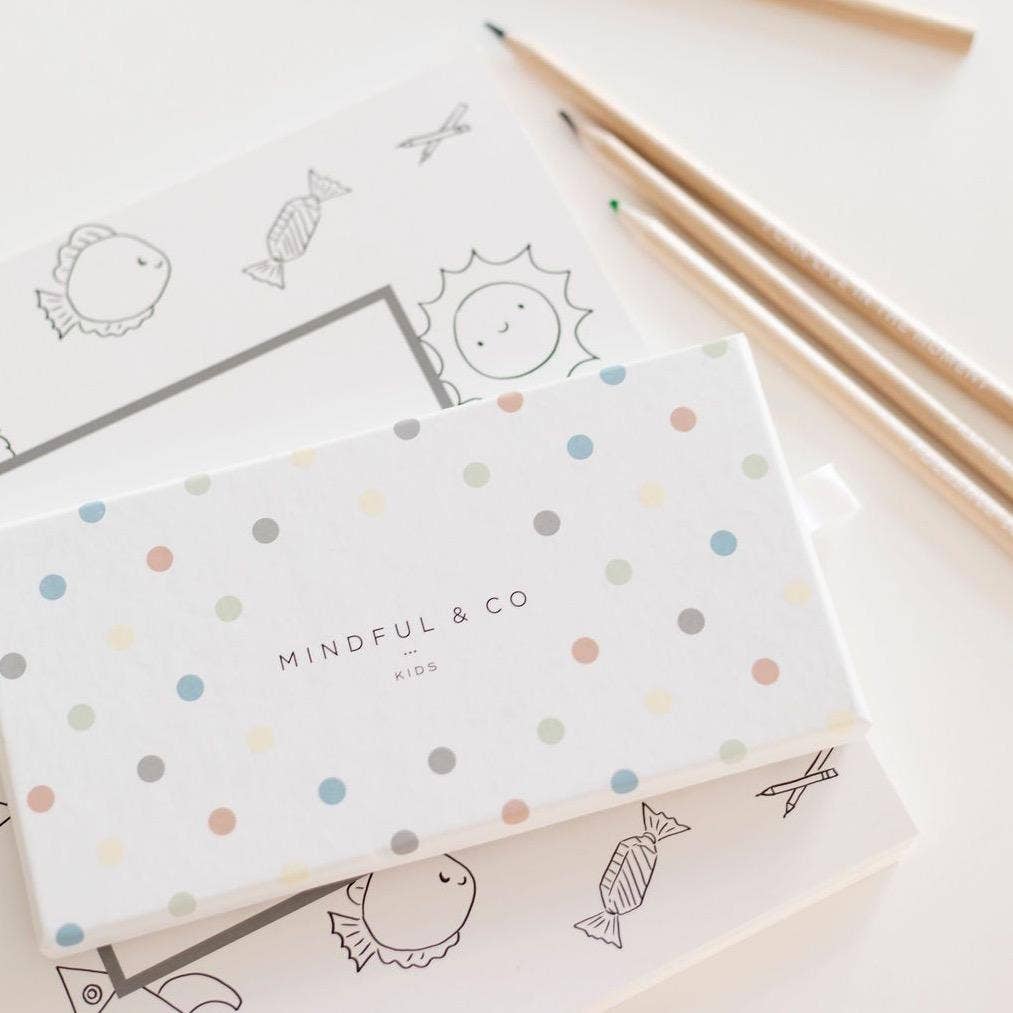 Mindful and Co Kids Affirmation Colouring Pencils