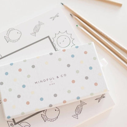 Mindful and Co Kids Affirmation Colouring Pencils