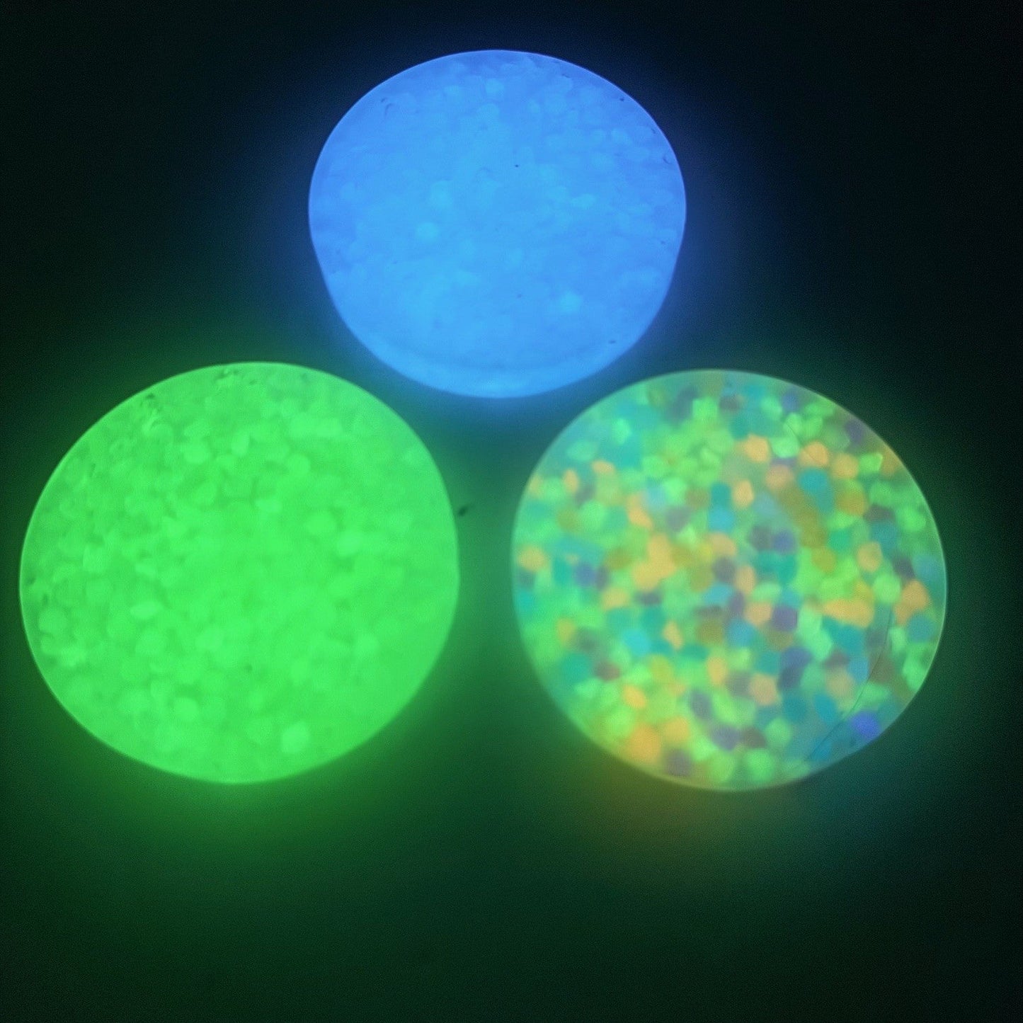 Kaiko Crunchy Pick 'Ems Glow in the Dark Resin sensory fidget discs for sensory needs and Focus Needs - view 13