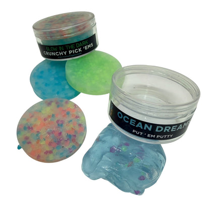 Kaiko Crunchy Pick 'Ems Glow in the Dark Resin sensory fidget discs for sensory needs and Focus Needs - view 7