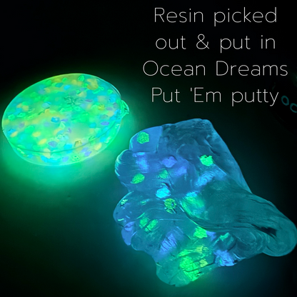 Kaiko Crunchy Pick 'Ems Glow in the Dark Resin sensory fidget discs for sensory needs and Focus Needs - view 3