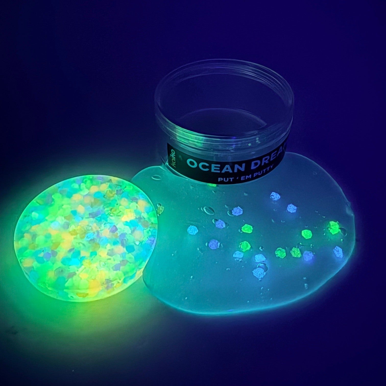 Kaiko Crunchy Pick 'Ems Glow in the Dark Resin sensory fidget discs for sensory needs and Focus Needs - view 6