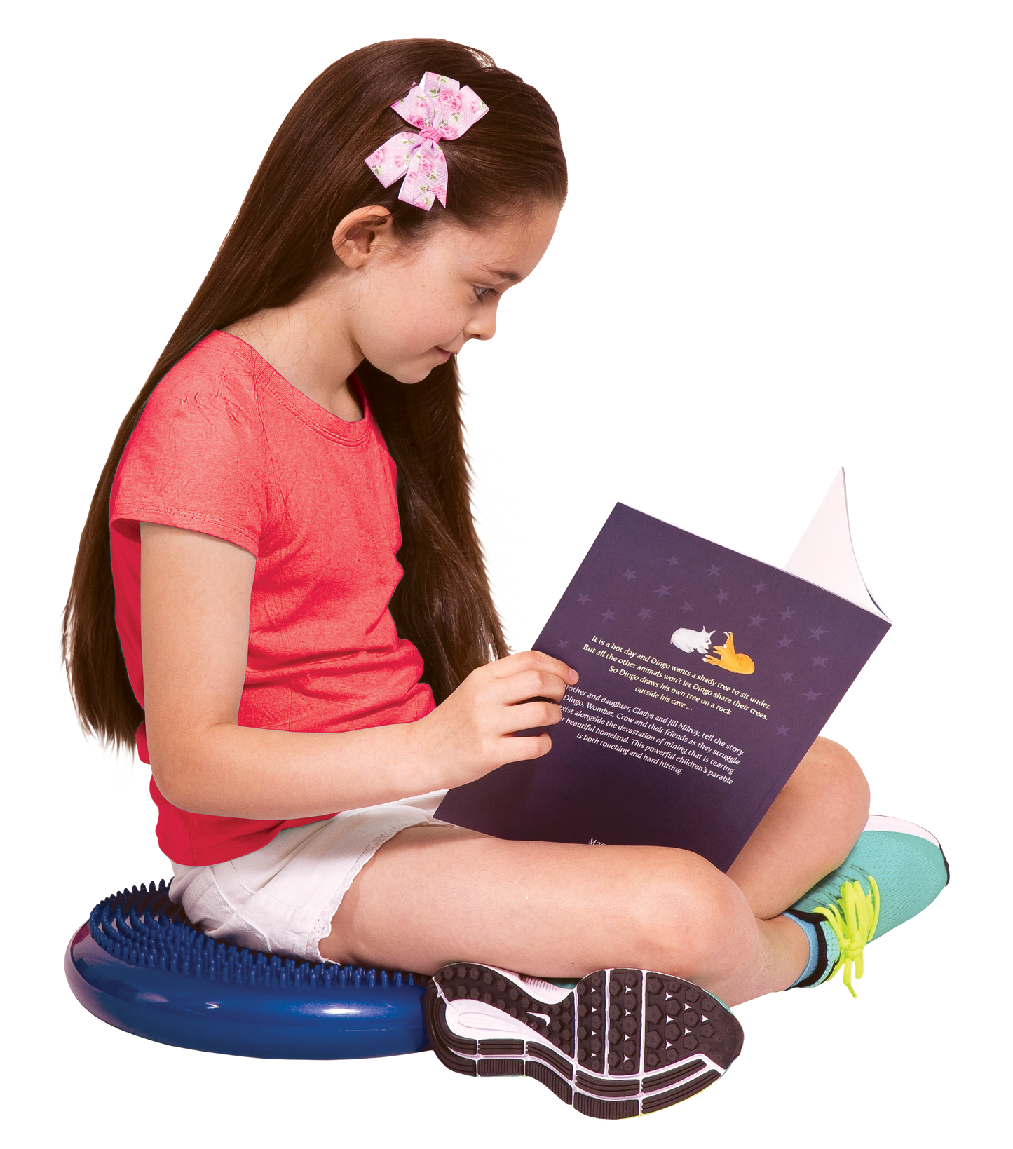 Tactile Cushion Blue with Hand Pump - Sensory and educational product from Calm Cove Kids