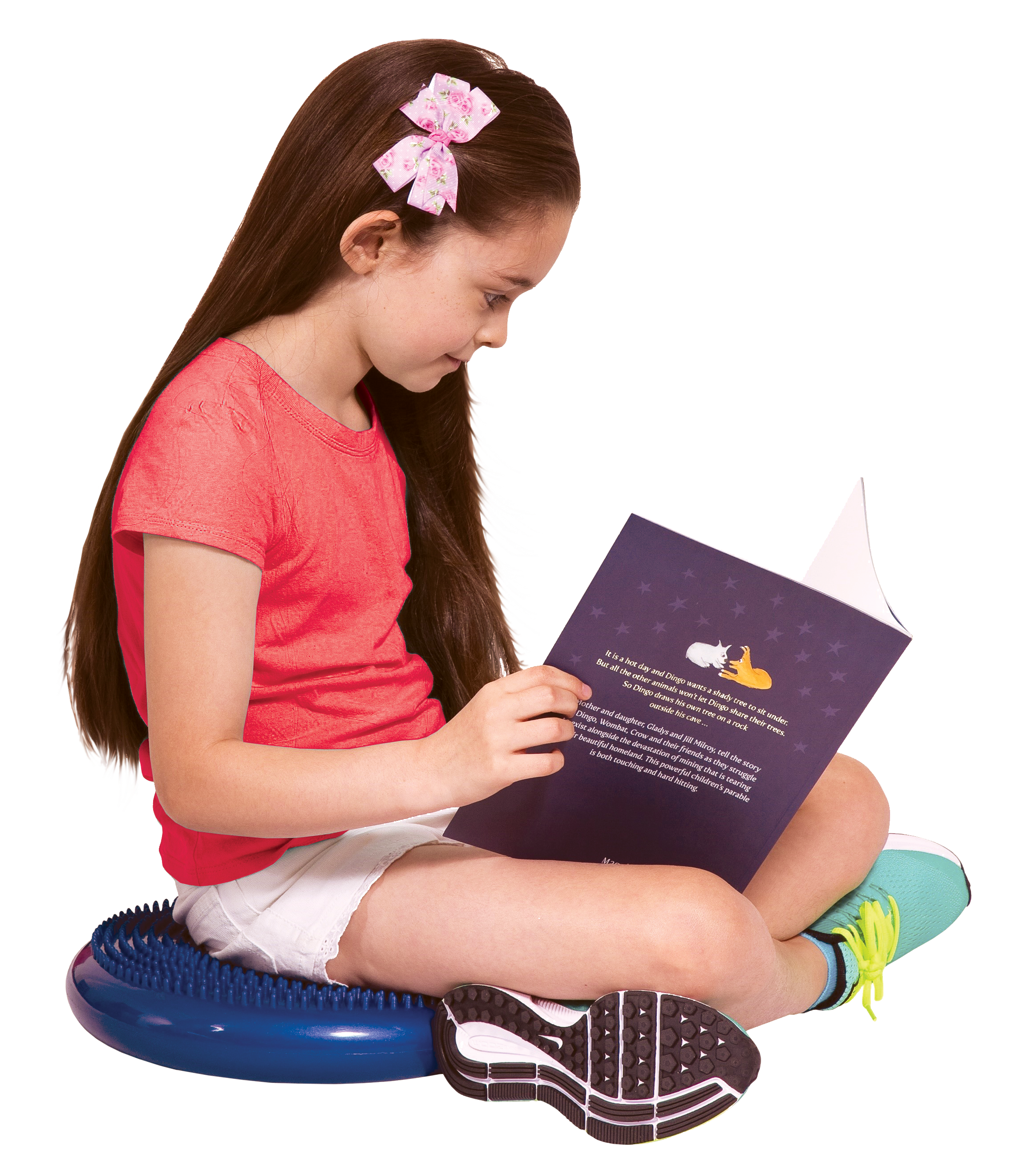 Tactile Cushion Blue with Hand Pump - Sensory and educational product from Calm Cove Kids