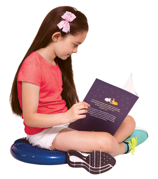 Tactile Cushion Blue with Hand Pump - Sensory and educational product from Calm Cove Kids