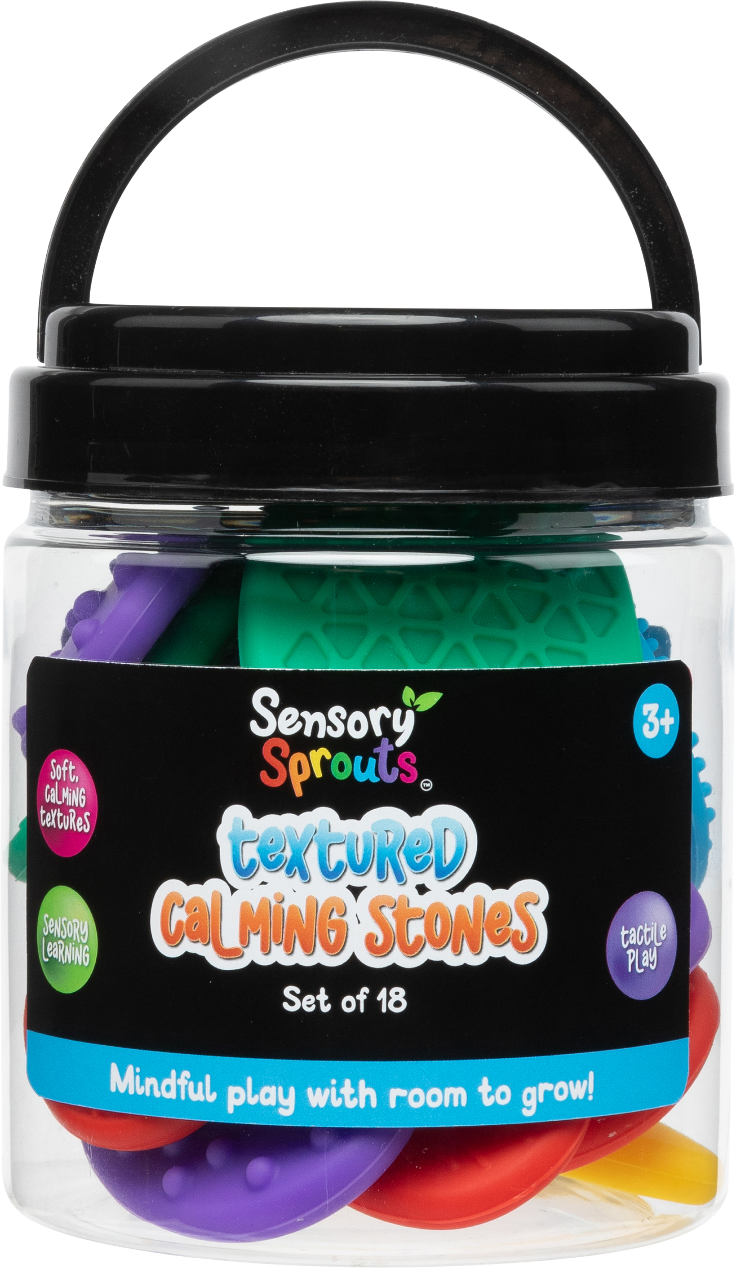Textured Soothing Stones Set - Sensory and educational product from Calm Cove Kids