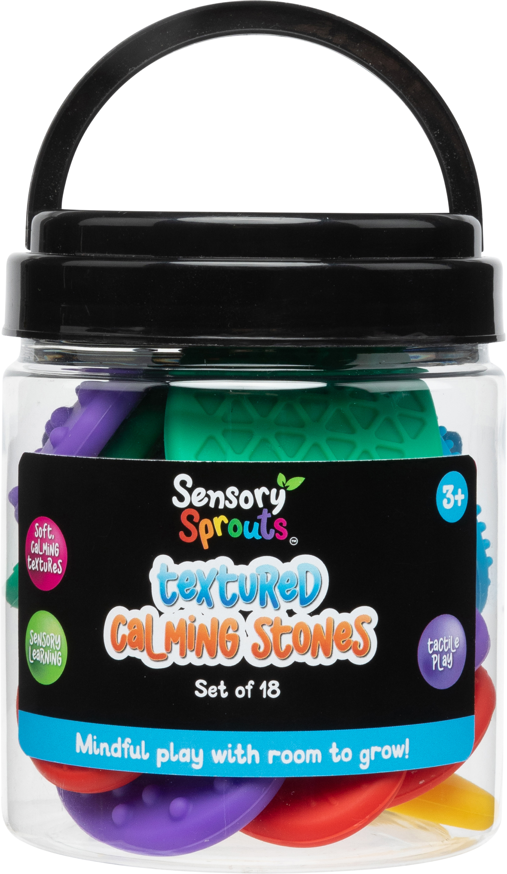 Textured Soothing Stones Set - Sensory and educational product from Calm Cove Kids