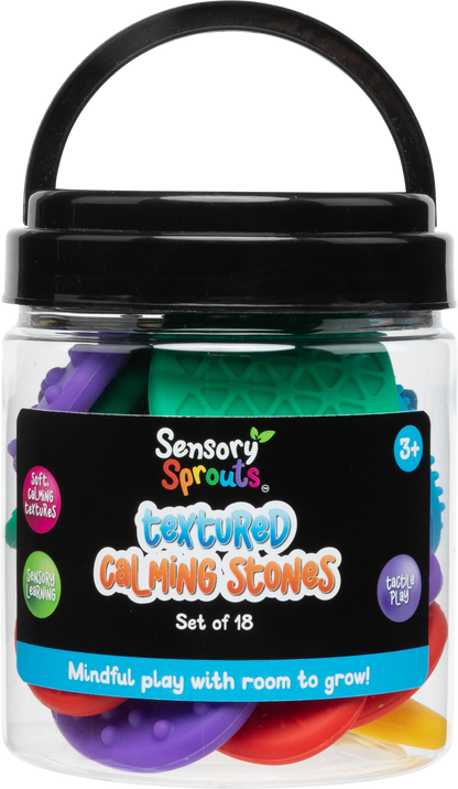 Textured Soothing Stones Set - Sensory and educational product from Calm Cove Kids