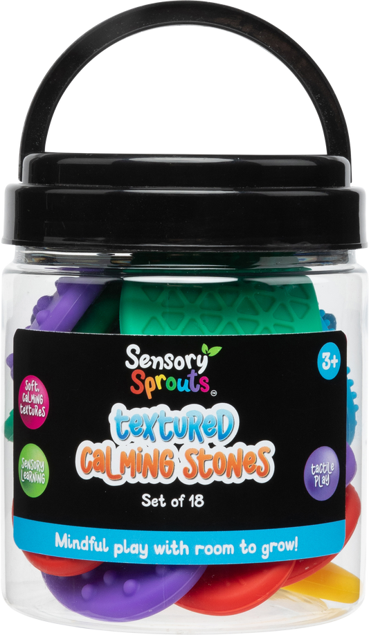 Textured Soothing Stones Set - Sensory and educational product from Calm Cove Kids