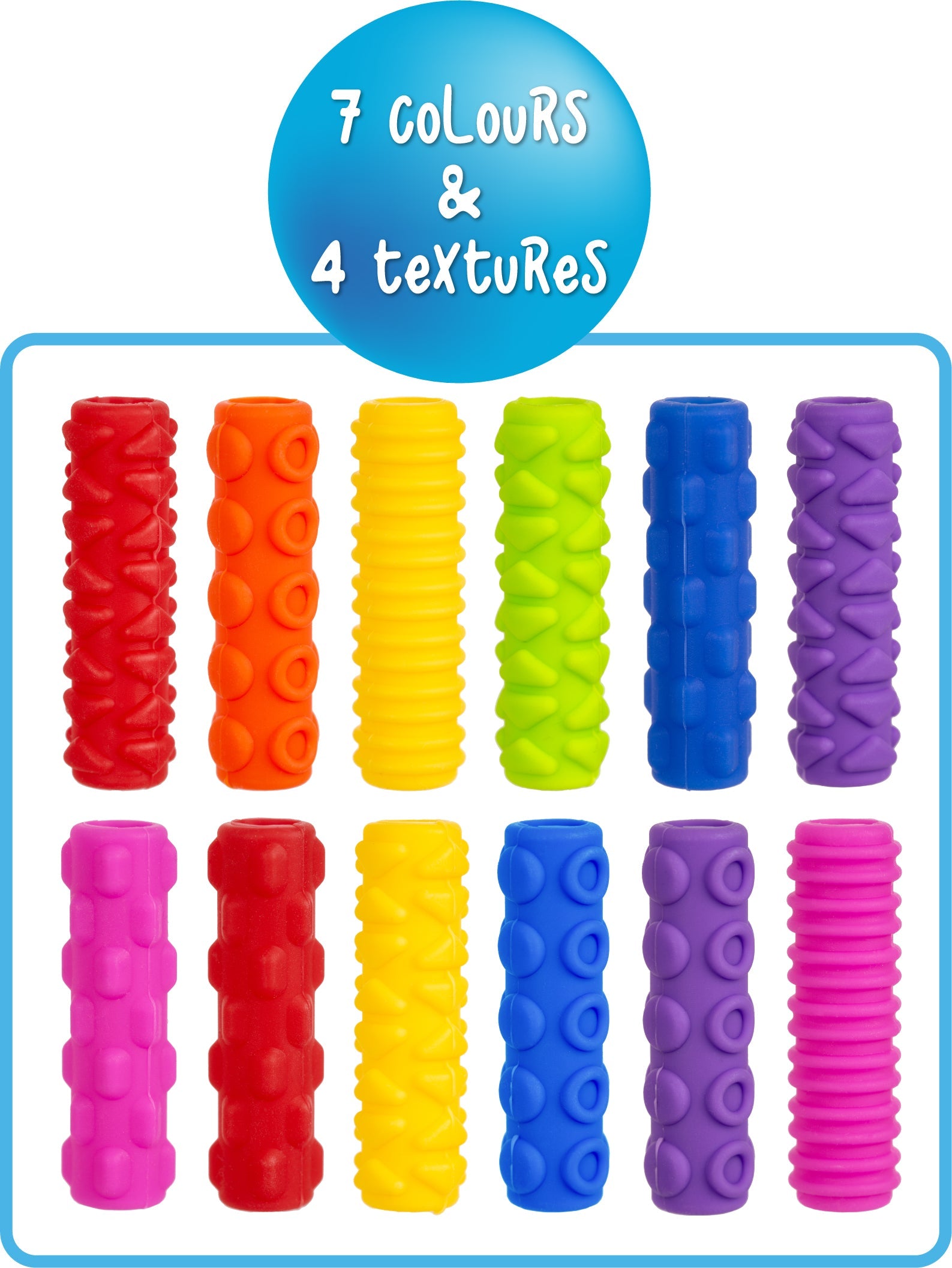 Textured Pencil Grips Set - Image 2