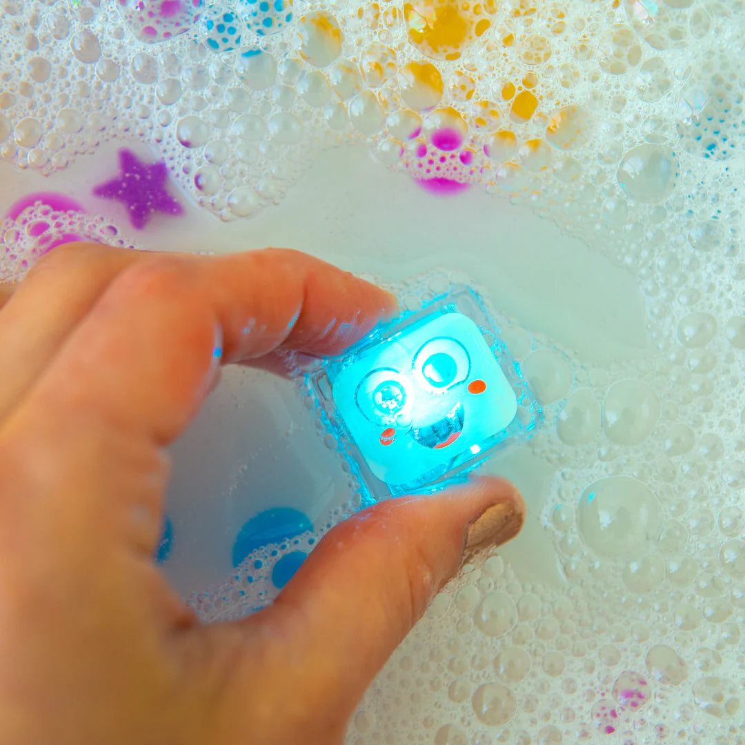 Jellystone Glo Pal Cube Party Pal - Sensory Light-Up Toy for Bath & Calm
