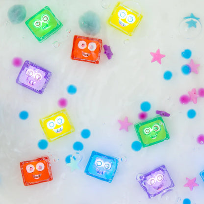 Jellystone Glo Pal Cube Party Pal - Sensory Light-Up Toy for Bath & Calm