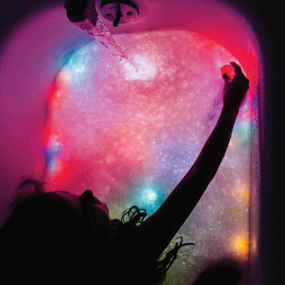 Jellystone Glo Pal Cube Party Pal - Sensory Light-Up Toy for Bath & Calm