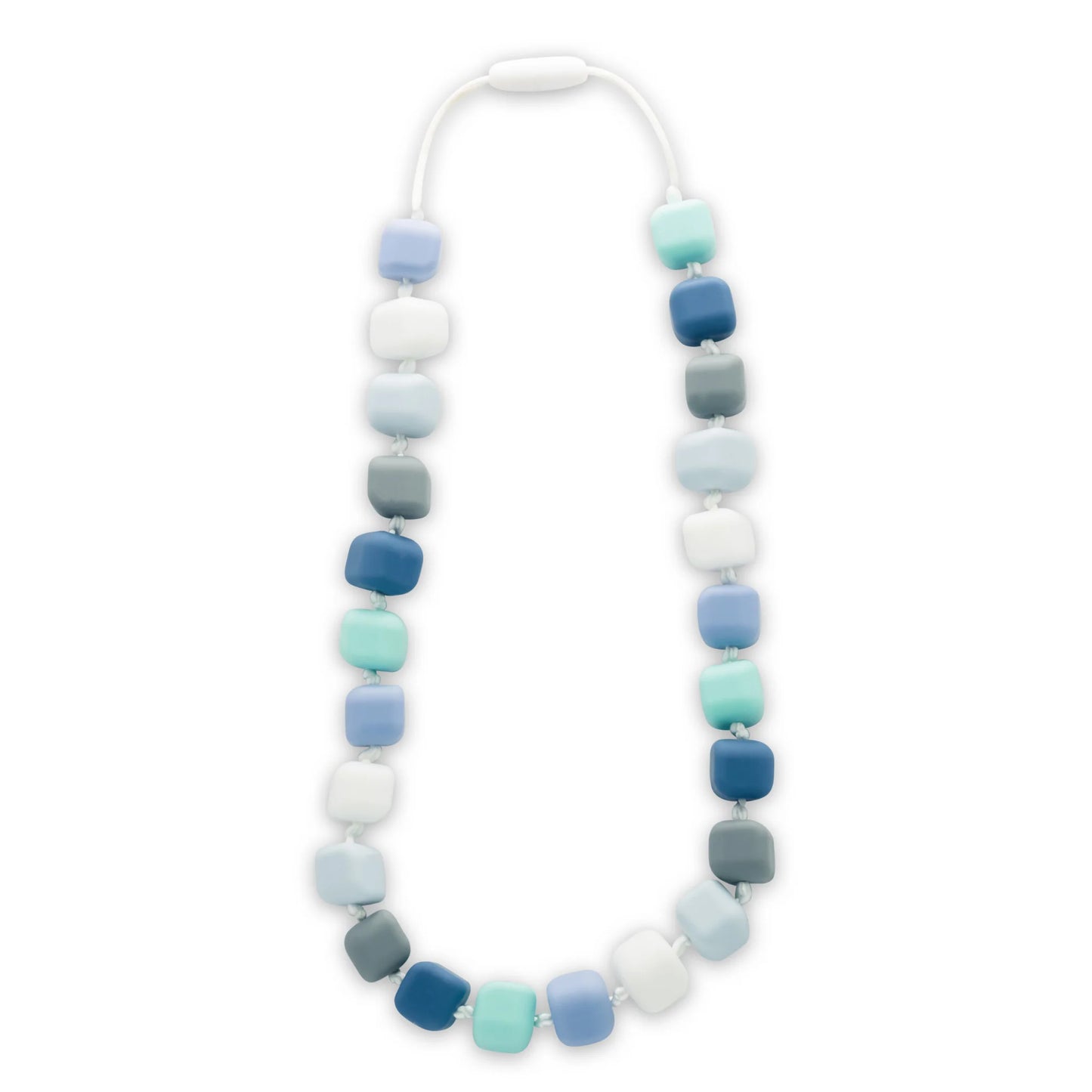 Jellystone Princess and the Pea sensory chew necklace with multiple textured silicone beads for kids with sensory needs and Focus Needs