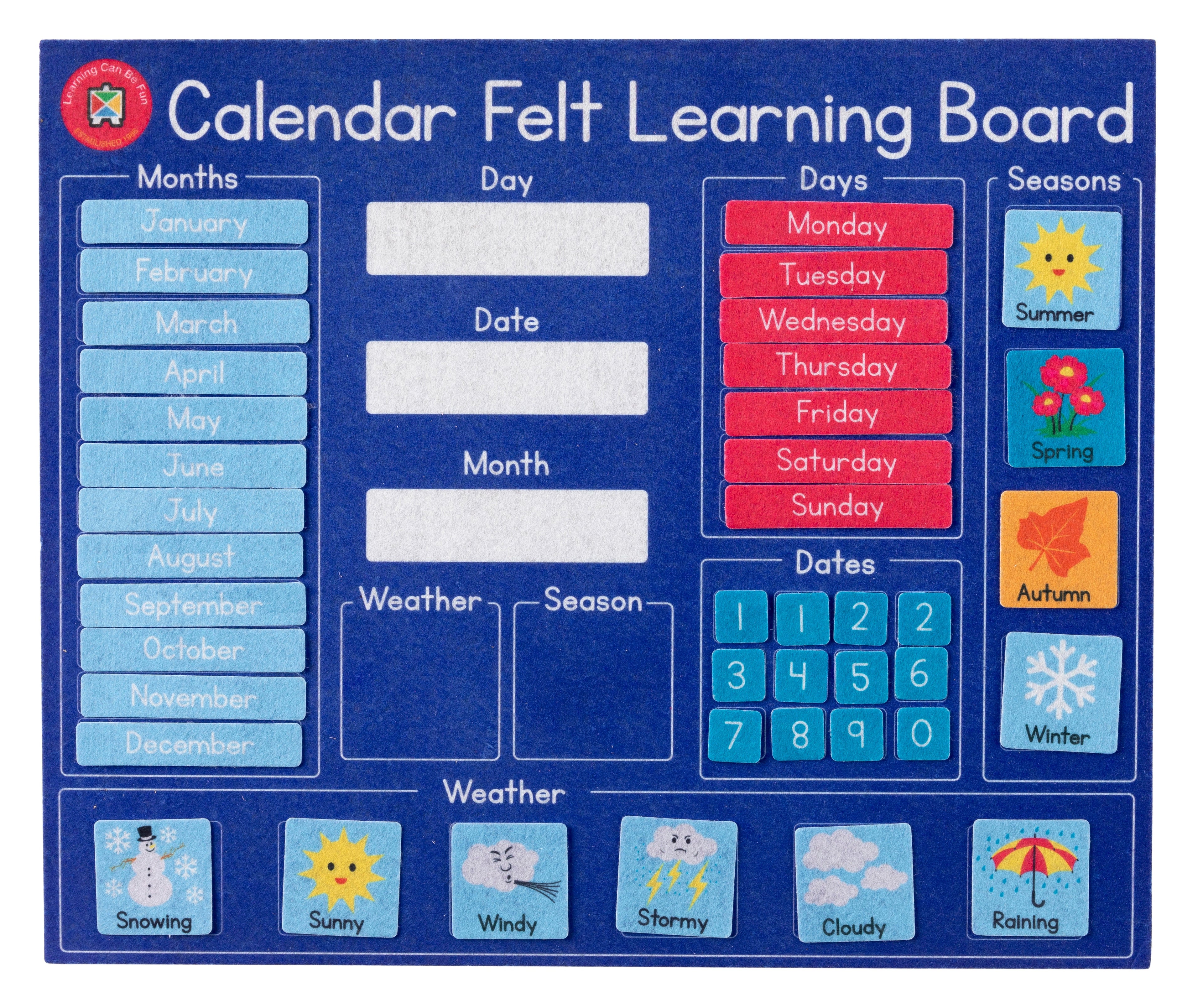Felt Learning Board Calendar - Image 3