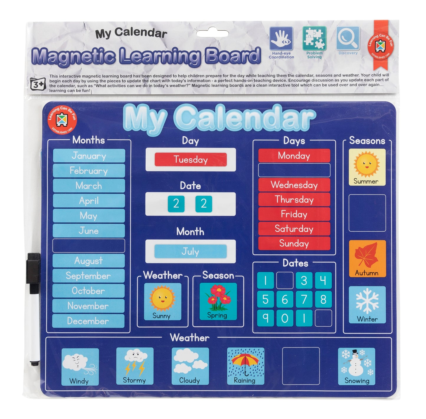 Magnetic Learning Board - My Calendar - Image 2