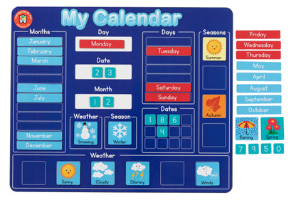 Magnetic Learning Board - My Calendar - Sensory and educational product from Calm Cove Kids