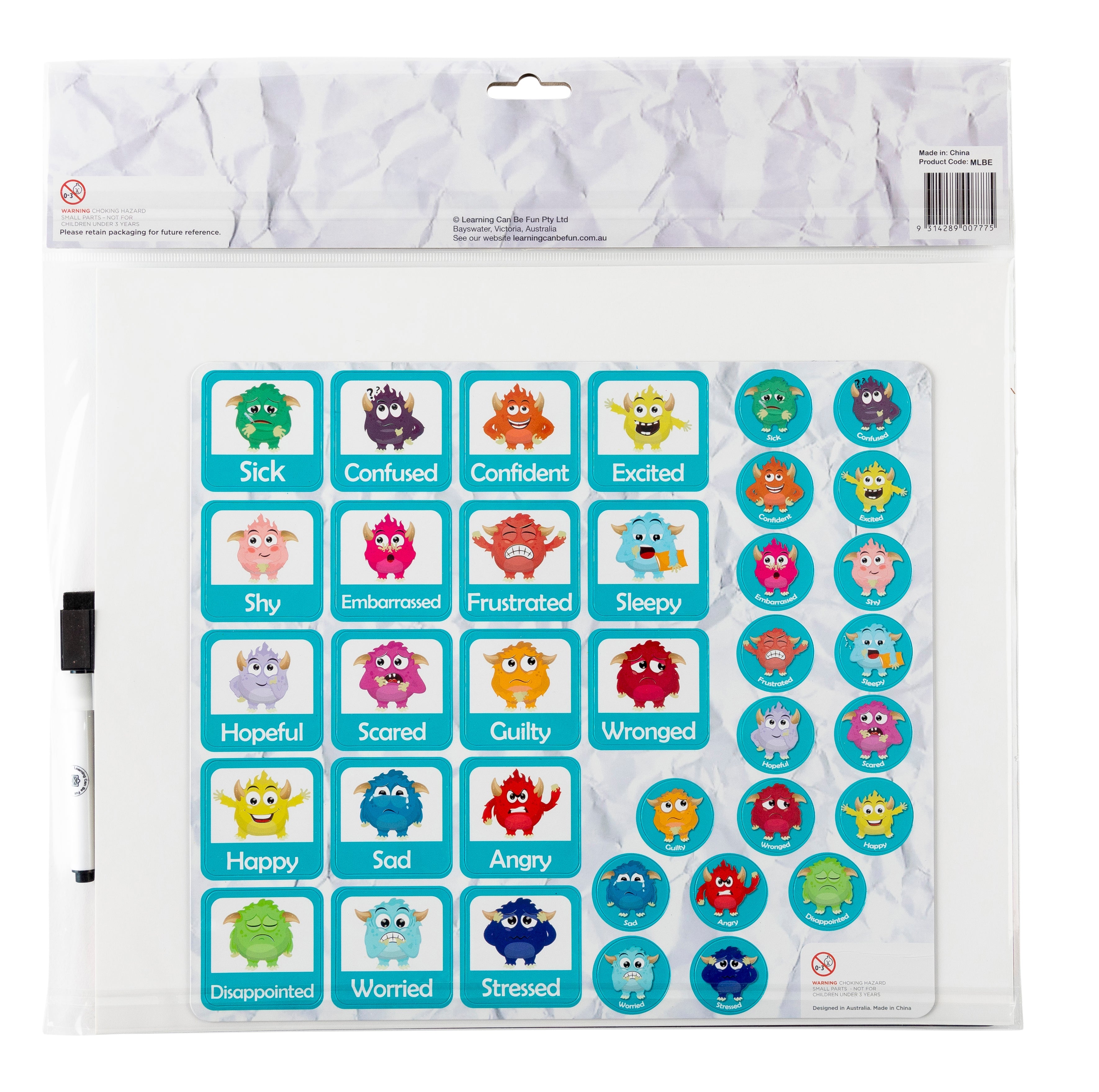 E Magnetic Learning Board - Emotions - Image 3