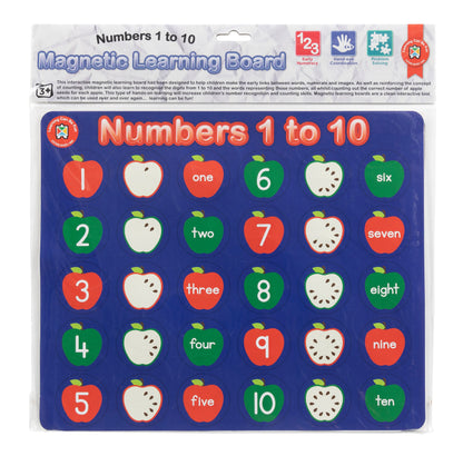 Magnetic Learning Board Numbers - Sensory and educational product from Calm Cove Kids