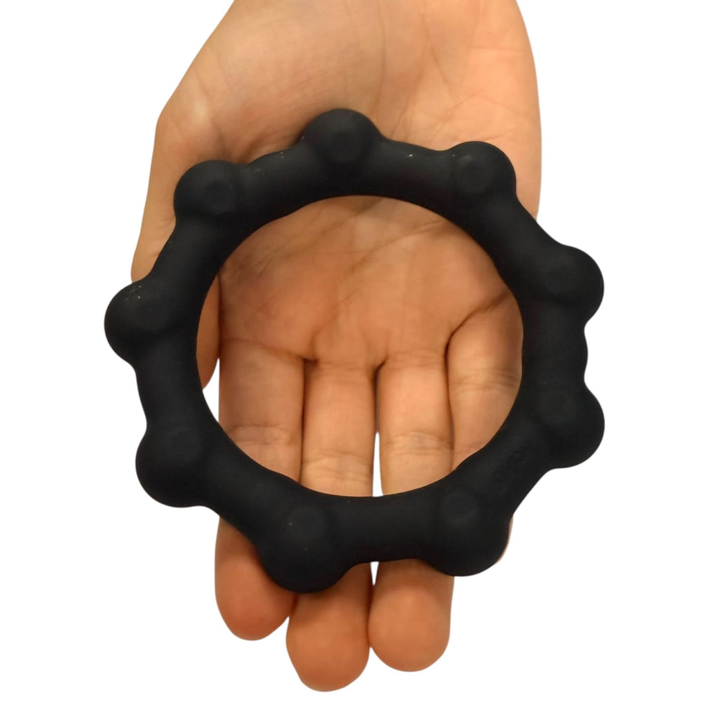 Kaiko Octopop Large Black wearable sensory fidget with 8 tactile nodes and 7 internal beads - view 13