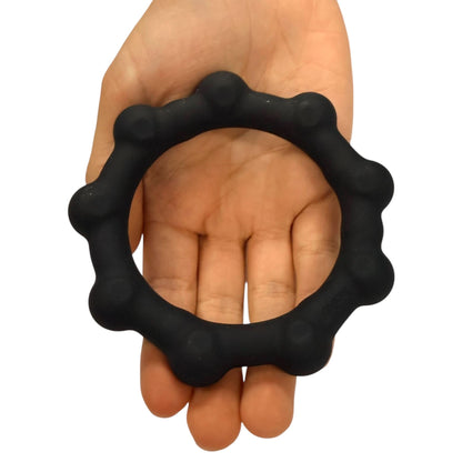 Kaiko Octopop Large Black wearable sensory fidget with 8 tactile nodes and 7 internal beads - view 13