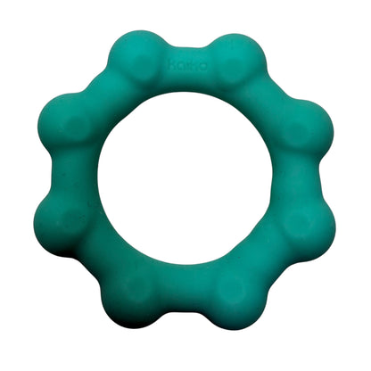 Kaiko Fidgets Octopop Small Teal sensory wearable fidget tool with 8 tactile nodes and 7 stainless steel beads - view 19
