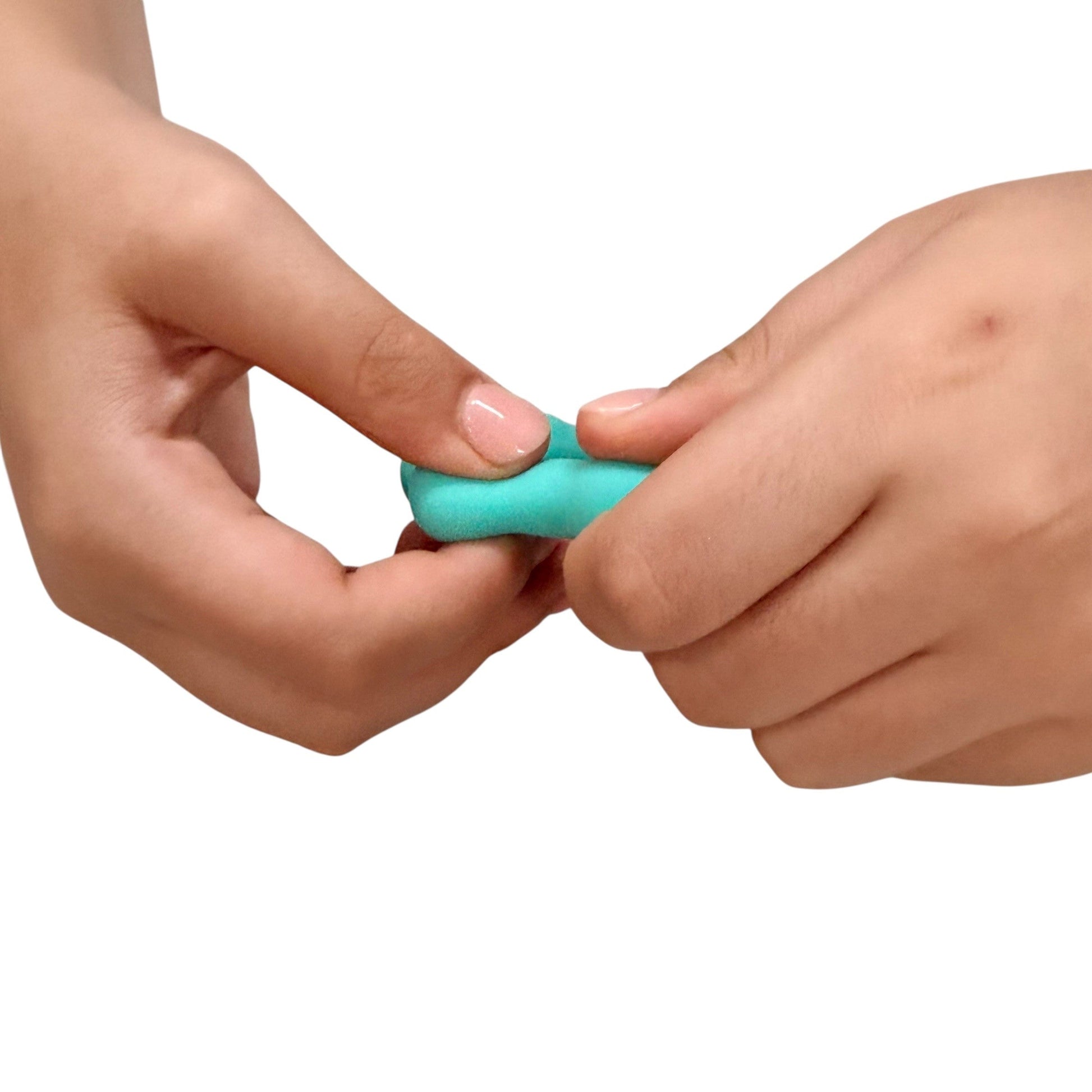 Kaiko Fidgets Octopop Small Teal sensory wearable fidget tool with 8 tactile nodes and 7 stainless steel beads - view 22