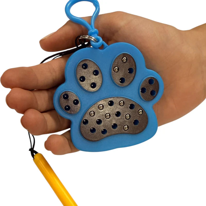 Kaiko Paw Magnetic Pad Keyring - Portable Sensory Fidget for Focus & Calm