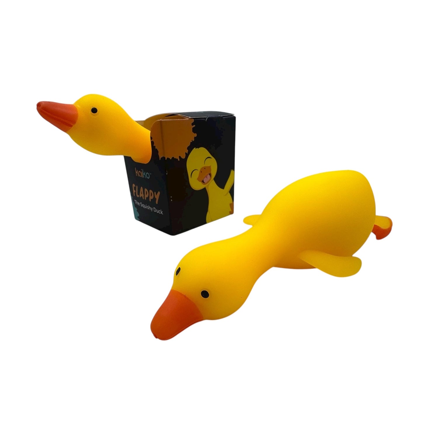 Kaiko Flappy the Squishy Duck sensory toy with soft foam-filled body and flapping limbs for sensory needs and Focus Needs