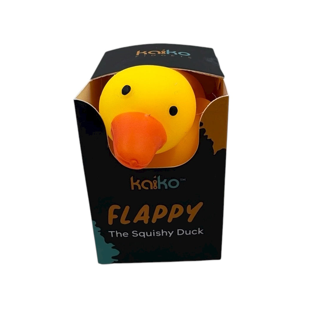 Kaiko Flappy the Squishy Duck sensory toy with soft foam-filled body and flapping limbs for autism and ADHD - view 4