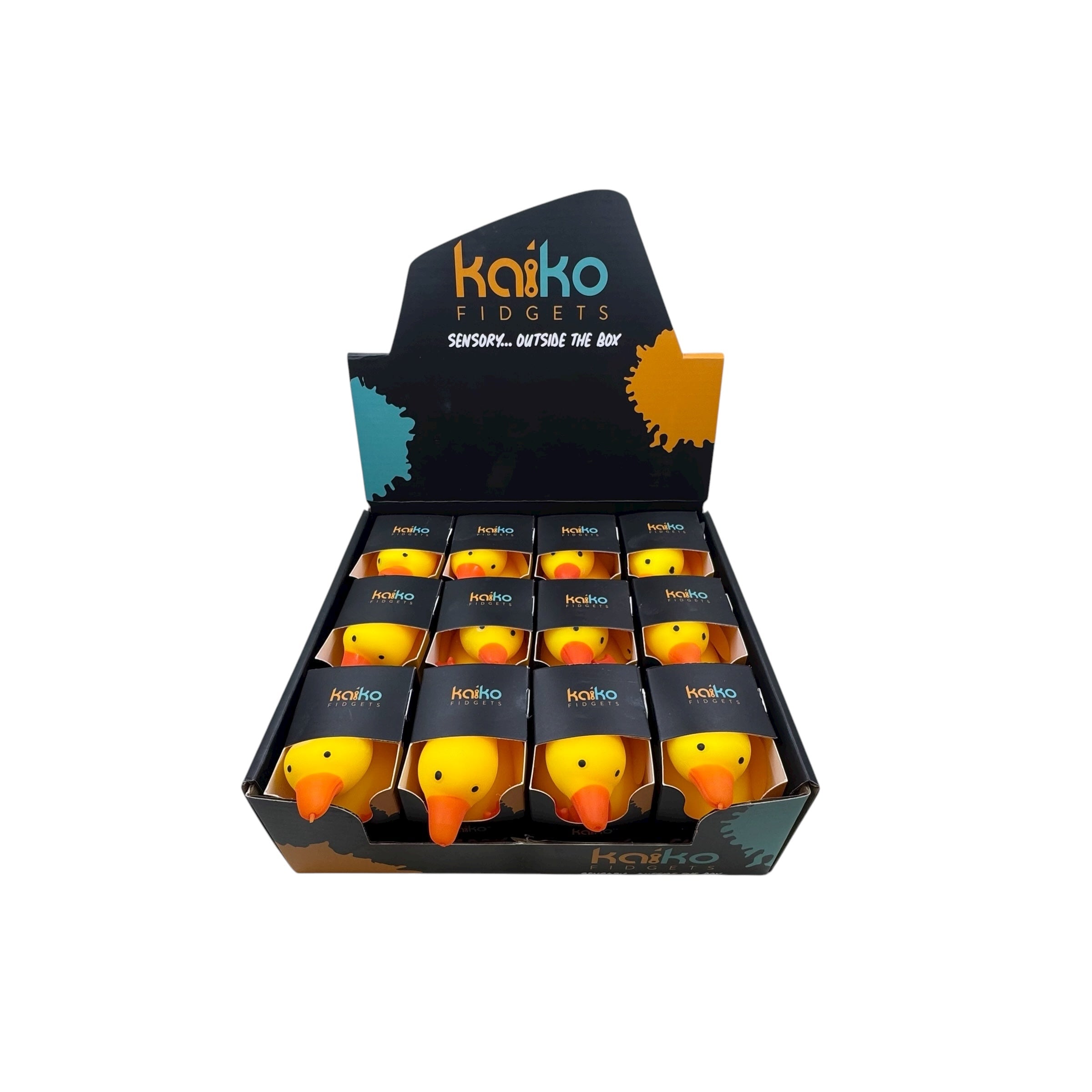 Kaiko Flappy the Squishy Duck sensory toy with soft foam-filled body and flapping limbs for autism and ADHD - view 5