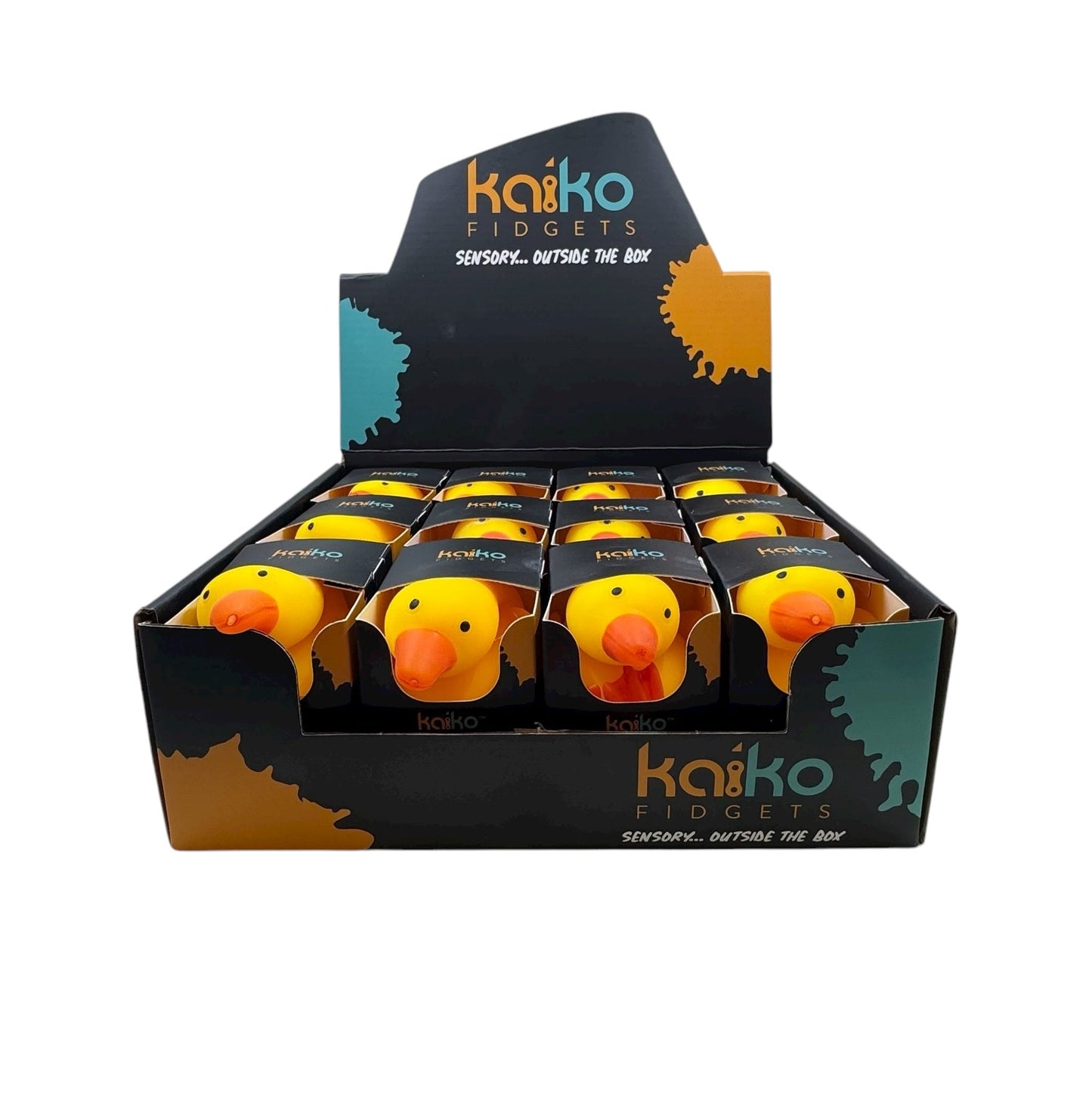 Kaiko Flappy the Squishy Duck sensory toy with soft foam-filled body and flapping limbs for sensory needs and Focus Needs - view 6