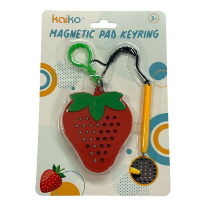 Kaiko Strawberry Magnetic Pad Keyring - Portable Sensory Fidget Tool