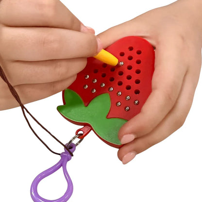 Kaiko Strawberry Magnetic Pad Keyring - Portable Sensory Fidget Tool