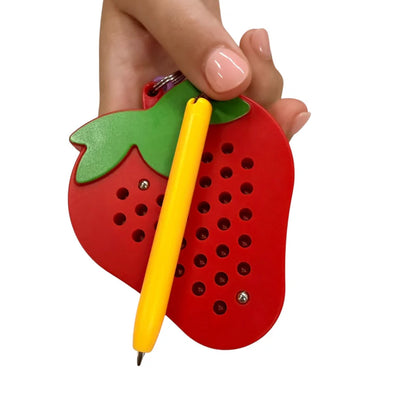 Kaiko Strawberry Magnetic Pad Keyring - Portable Sensory Fidget Tool