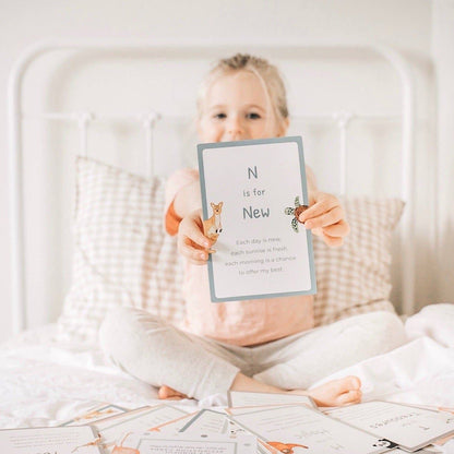 Mindful and Co Kids A-Z Affirmation Cards for Kids