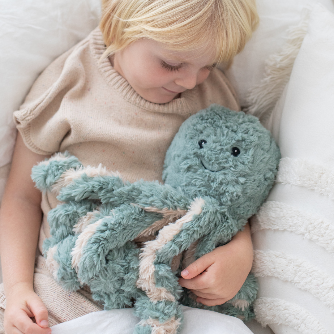 Mindful and Co Kids Ollie The Octopus Weighted Toy - Calming Sensory Plush