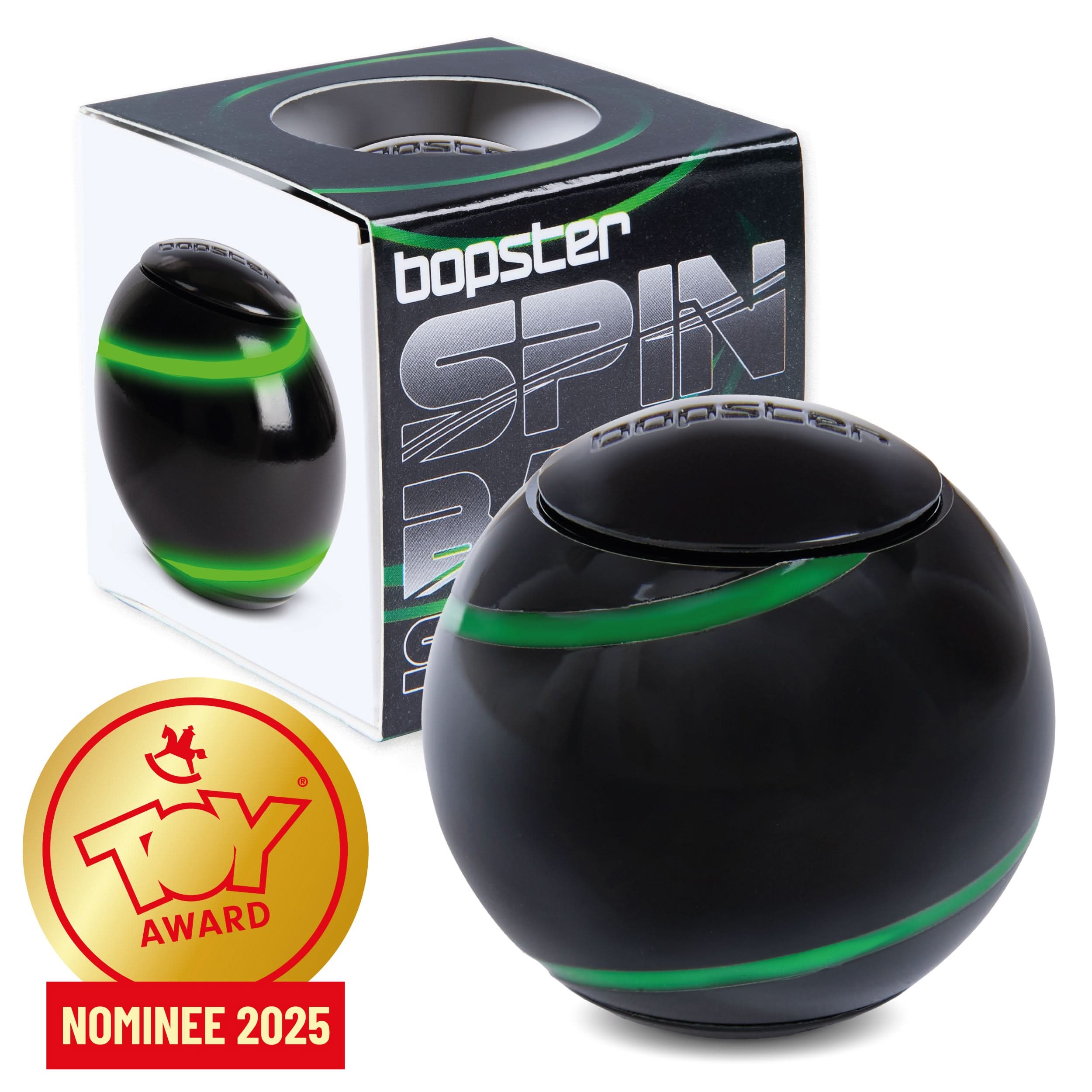 Kaiko Bopster Spin Ball Oil Slick sensory fidget toy with vibrant swirling colours - view 18