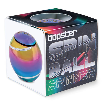 Kaiko Bopster Spin Ball Oil Slick sensory fidget toy with vibrant swirling colours - view 11