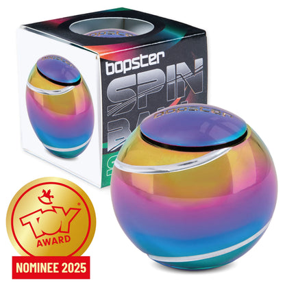Kaiko Bopster Spin Ball Oil Slick sensory fidget toy with vibrant swirling colours - view 19