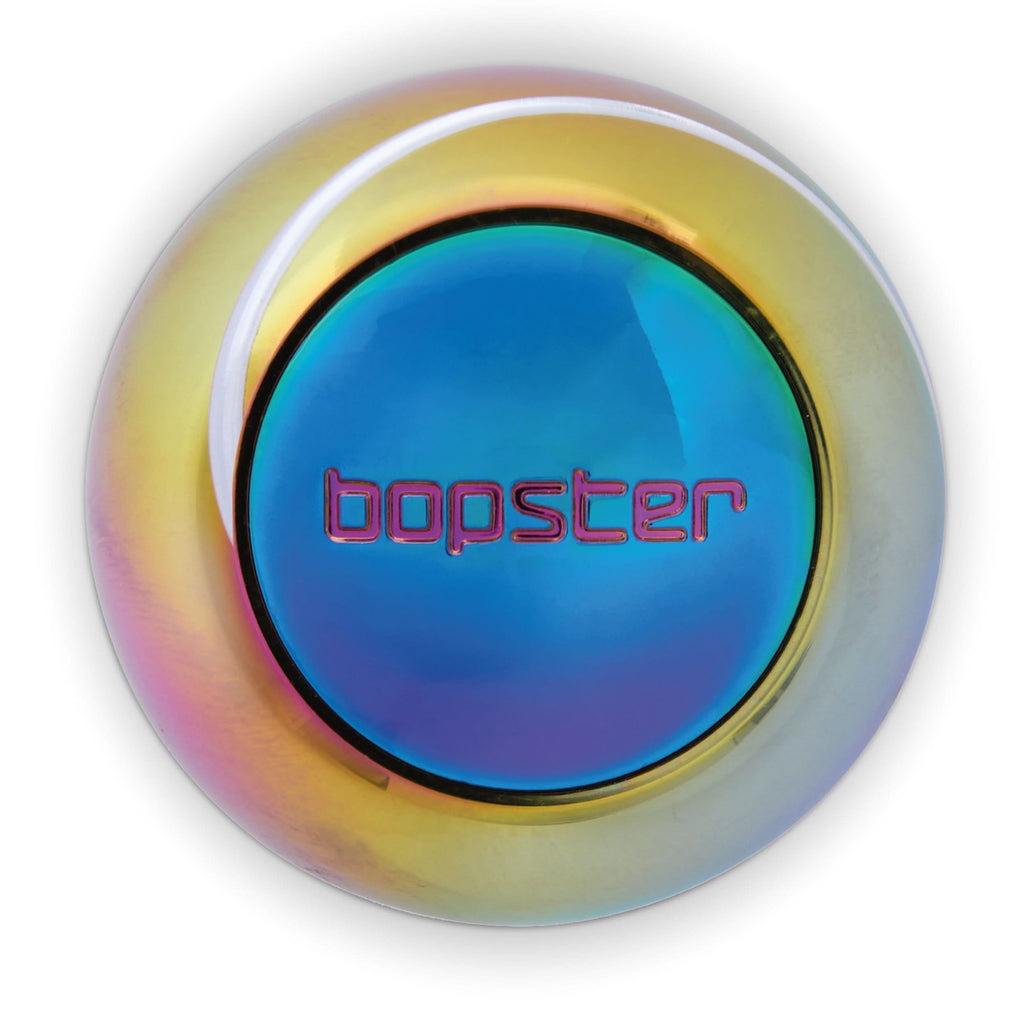 Kaiko Bopster Spin Ball Oil Slick sensory fidget toy with vibrant swirling colours - view 8