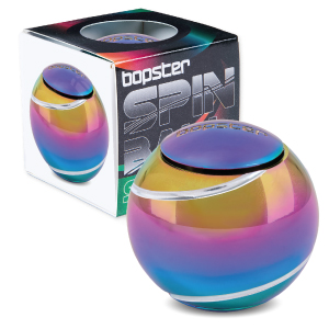 Kaiko Bopster Spin Ball Oil Slick sensory fidget toy with vibrant swirling colours - view 5