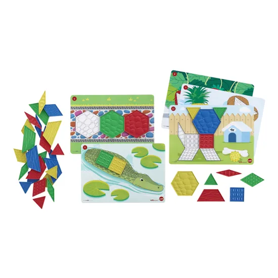 Sensory Pattern Blocks - Sensory and educational product from Calm Cove Kids