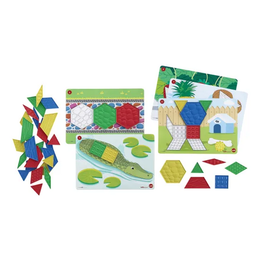 Sensory Pattern Blocks - Sensory and educational product from Calm Cove Kids