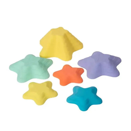 Balance Stepping Stones Starfish 6 pc - Sensory and educational product from Calm Cove Kids